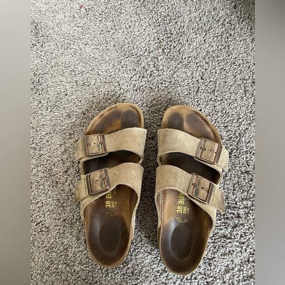 Birkenstock Shoes - Birkenstock Tan Leather Sandals